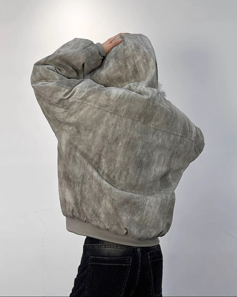 Unisex Edge Line Design Boa Jacket ボアジャケット ユニセックス
