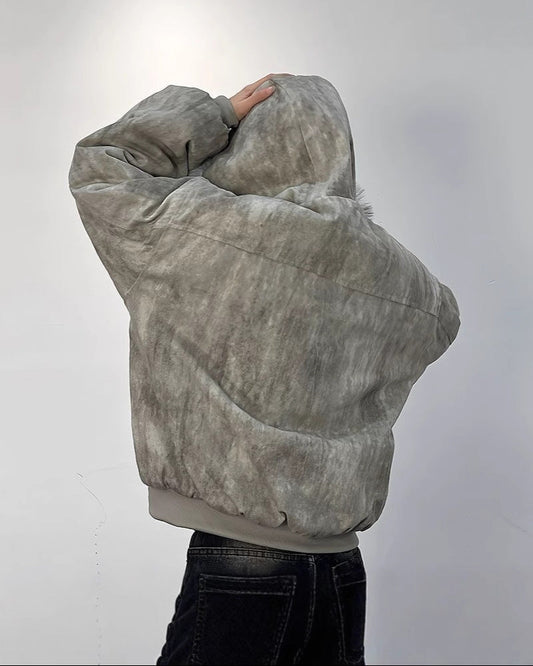 Unisex Edge Line Design Boa Jacket ボアジャケット ユニセックス