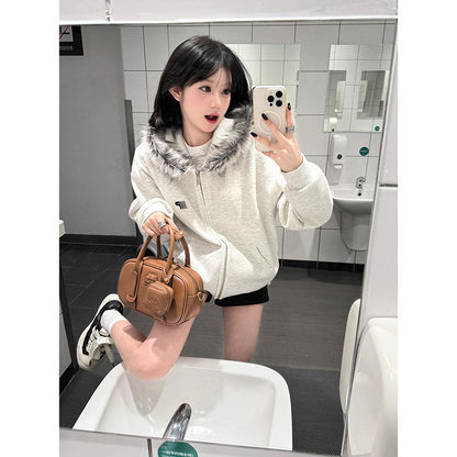 Y2K ジッパーカーディガン